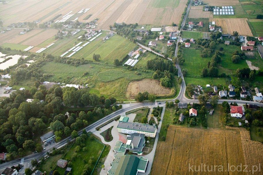 centrum Rzeczycy z lotu ptaka